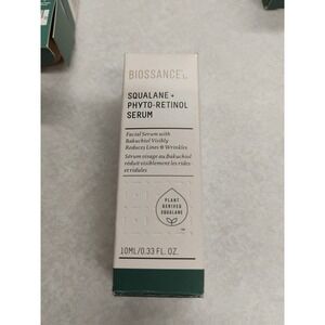 Biossance Squalane Phyto Retinol Facial Serum 10ml 0.33 Fl Oz New